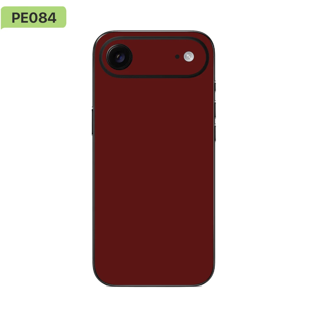 غلاف جلدي من الفينيل لهاتف iPhone 17 Air - مجموعة الألوان الصلبة من Nexa Skins IA003 - ملصق ممتاز مقاوم للخدش