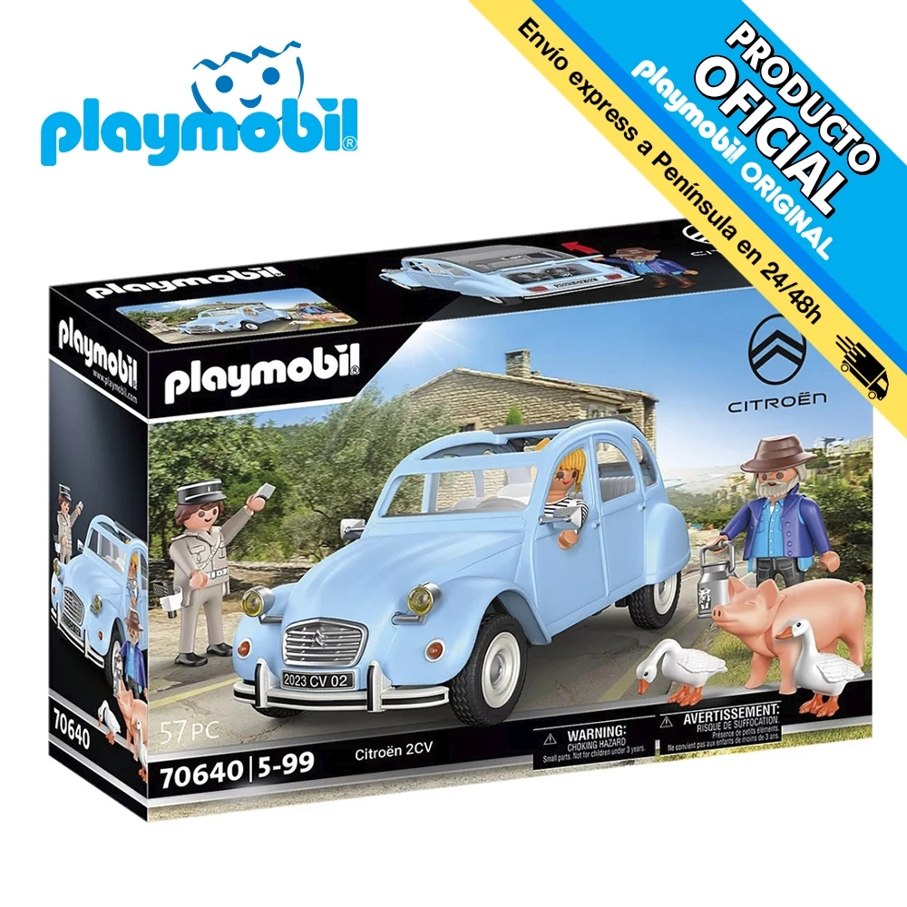 Playmobil Citroën 2CV ,70640, original, clicks, gift, child, girl, toy, collection, shop, with box, official product, man, woman