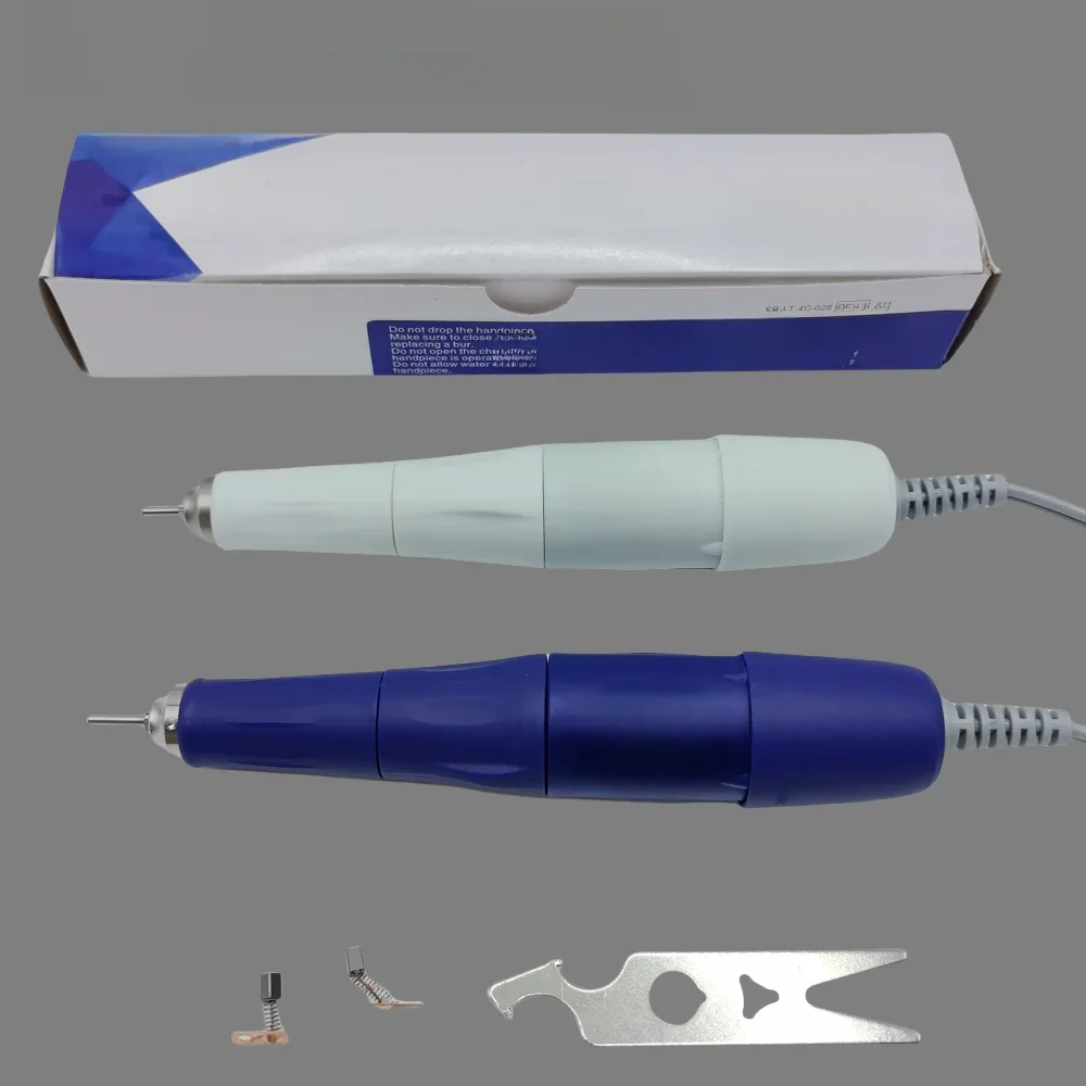 Strong 210 105L elektryczny mikrosilnik wiertarka do paznokci polerka pióro maszyna do Manicure uchwyt sprzętowy 40000 obr./min 3-pin pilnik do paznokci — 2