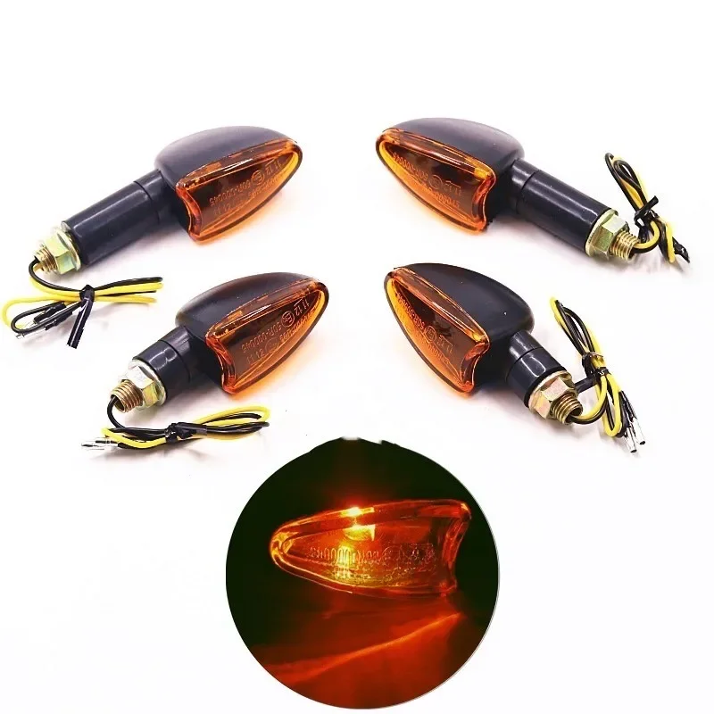 AliExpress Motorcycle 12V Universal Halogen Turn Signal Light Scooter Flashing Indicator Bike Blinker Lamp For