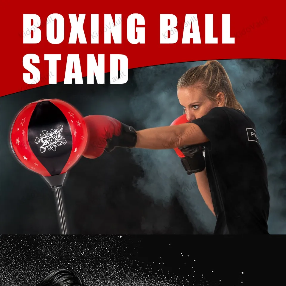 

Adjustable Boxing Ball Set for Kids, Punching Training Toy with Stand, Indoor Active Play Christmas Gift