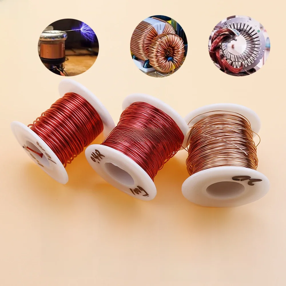 miedziany drut lakierowany 0,2 mm -1,0 mm Kabel Drut miedziany Drut magnetyczny Emaliowany drut miedziany Cewka Drut miedziany — zdjęcie 2