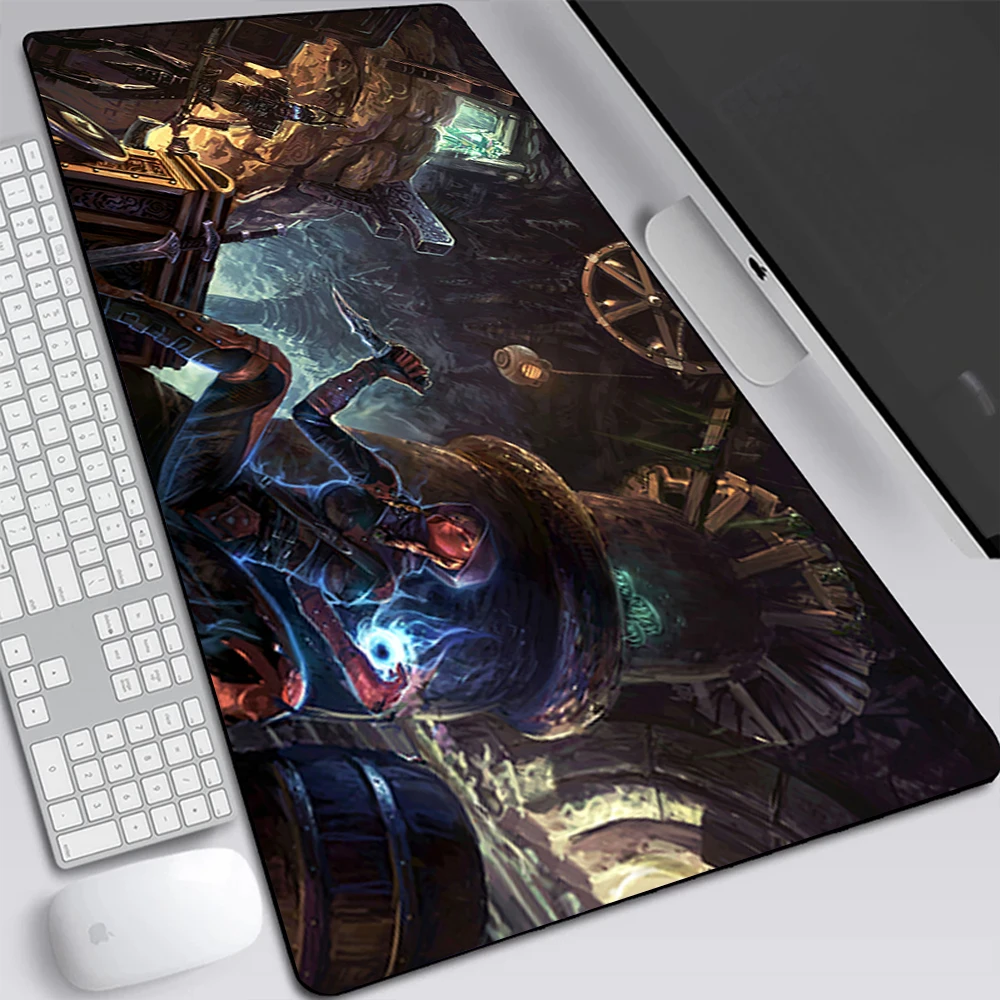 Skyrim Large Gaming Mouse Pad Computer Laptop Mousepad Keyboard Pad Desk Mat PC Gamer Mouse Mat XXL Silicone Office Mausepad