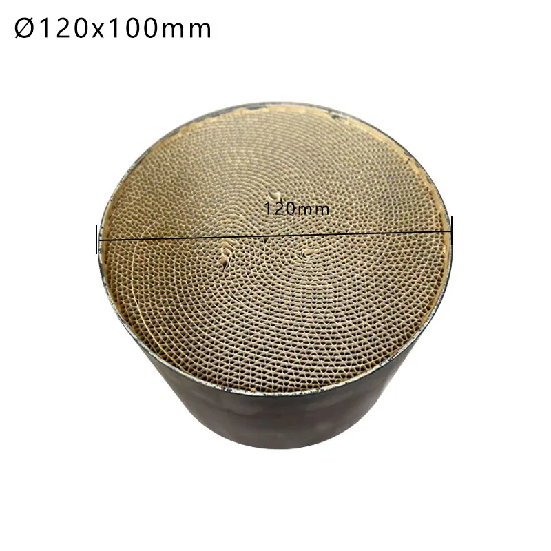 200cpsi 120x100mm Sports Car Catalytic Converter Metallic Substrate High Flow Exhaust Catalyst fit modify sport car