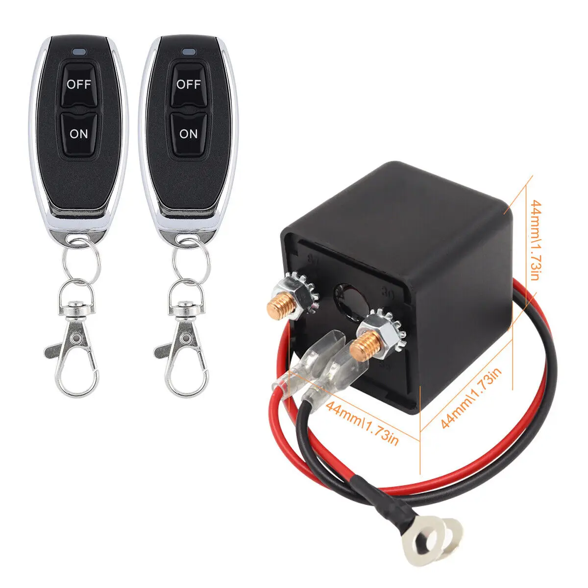 Car Battery Isolator Disconnect Kill Cut Off Master Switch Control Double Remote