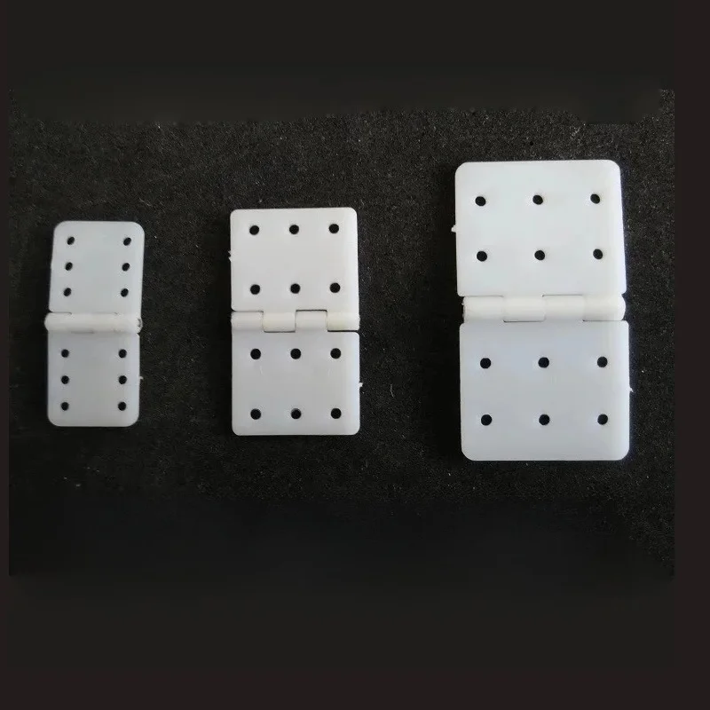 20 sztuk/partia nylonowy i przypięty zawias 20x36mm 16x29mm 12x24mm dla części samolotu RC wymiana modelu — zdjęcie 2