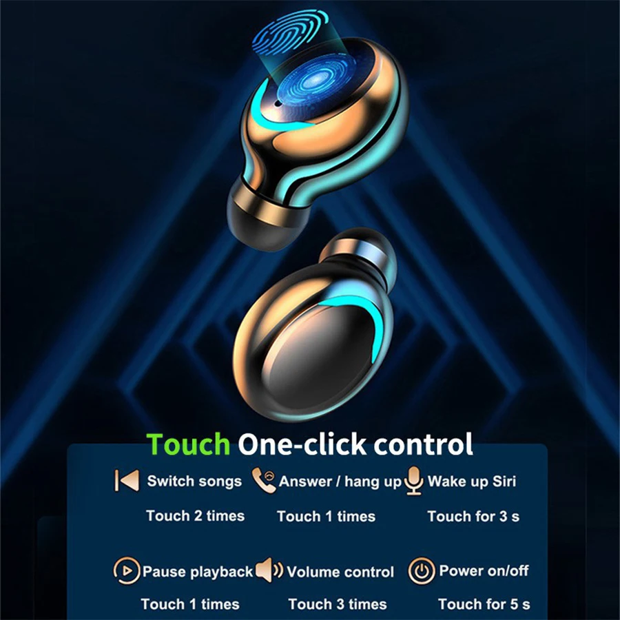 F9 Tws Drahtlose Kopfhörer Hi-Fi-Stereo-In-Ear-Funkkopfhörer Sportkopfhörer fürs Leben Gaming-Kopfhörer für iPhone Android