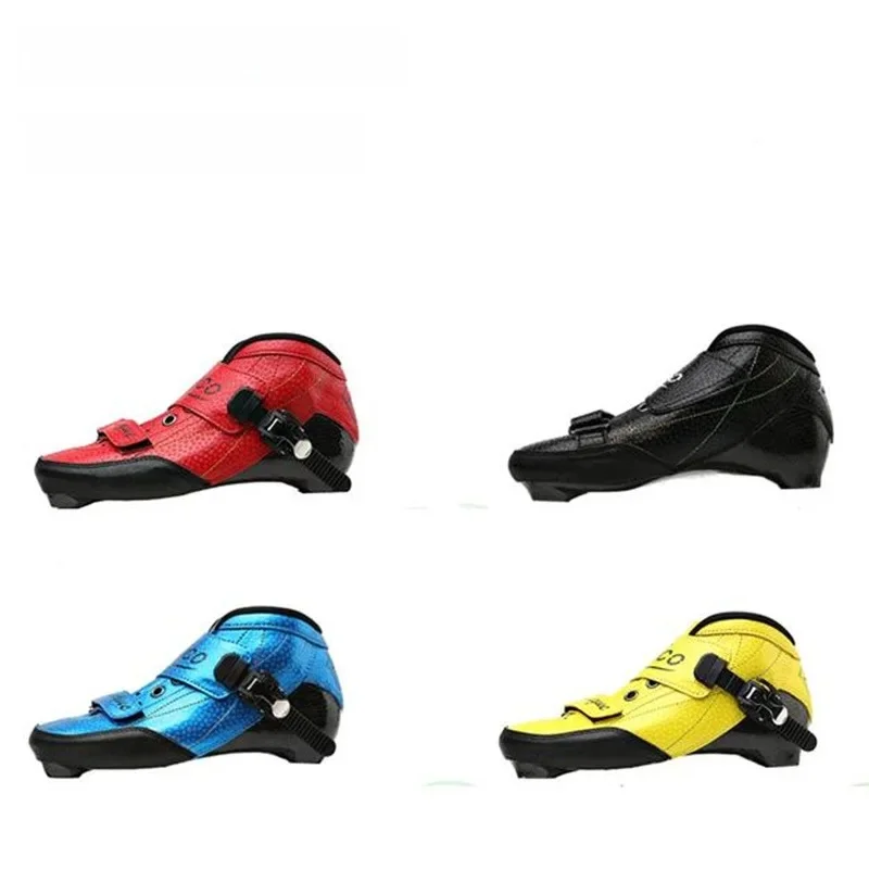 [Buty do łyżew prędkości z włókna węglowego] 2-warstwowe buty do łyżew prędkości z włókna węglowego Wrotki 30-48 Maks. długość stopy 30 cm — zdjęcie 2