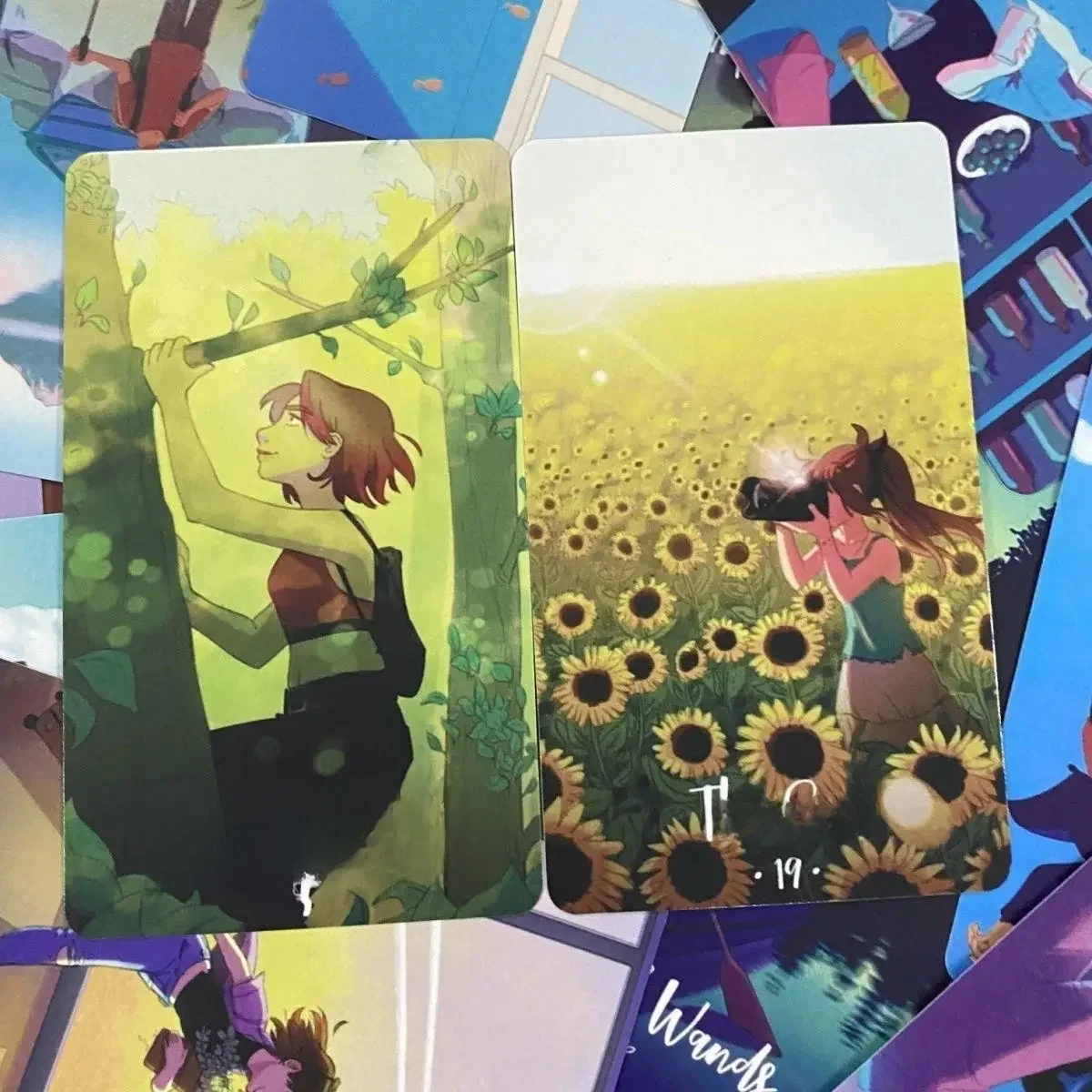 Cartes de tarot Cycles Cosmiques, 10.3x6cm