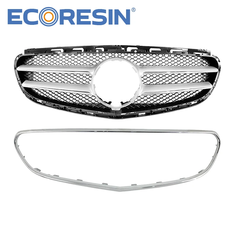 For Mercedes Benz  W212 E Class Grille Front Bumper Net With Chrome E250 E300 E350 E400 E550 Assembly OE Part 2128851022 0822