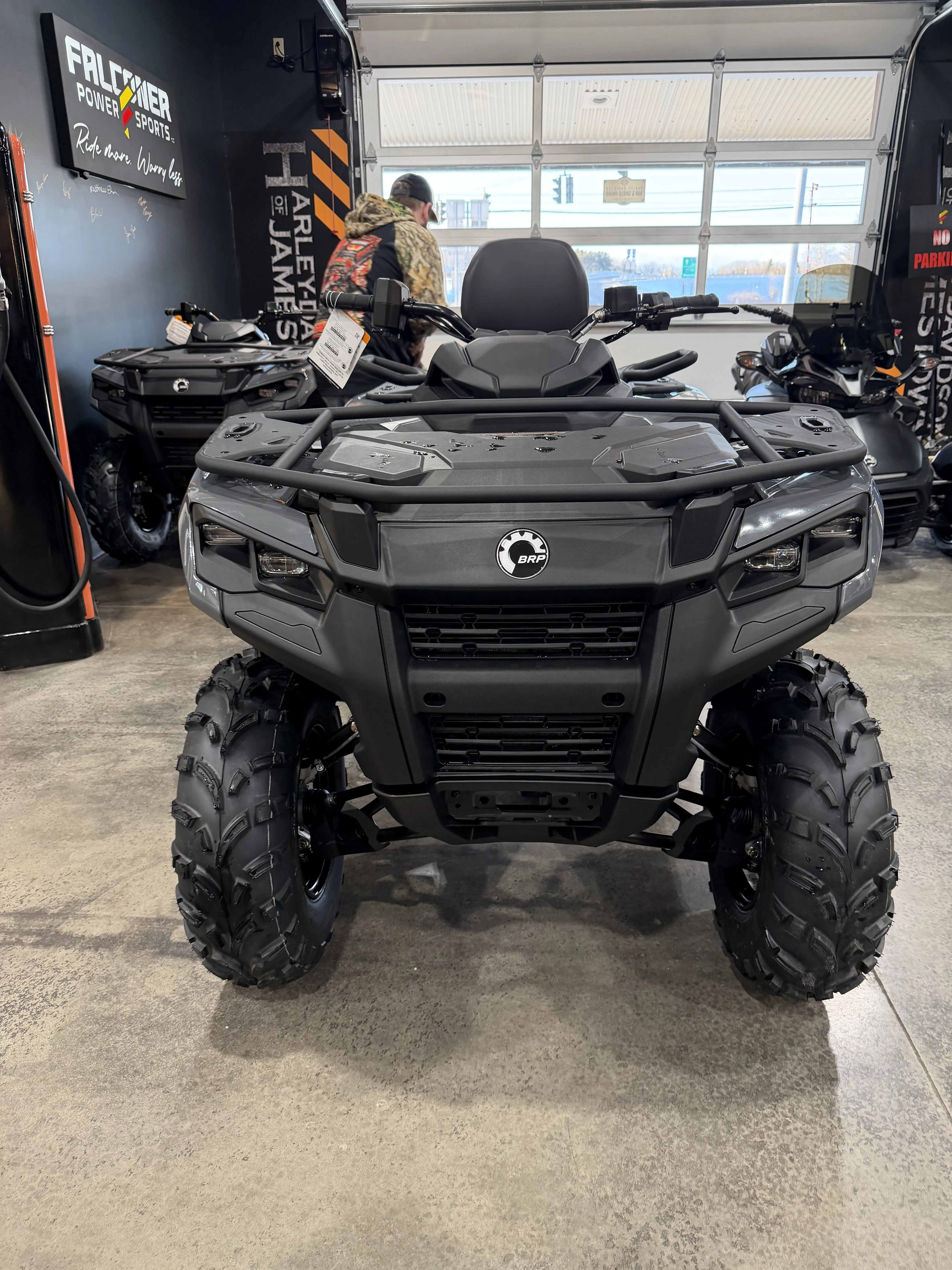 High Quality: New ATVs 2026 Can-Am Outlander MAX DPS 500 Granite Grey. ON Stock