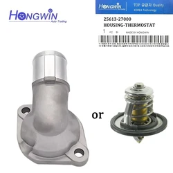 Coolant Thermostat Housing 25613-27000 For Hyundai Tucson 04-09 Santa Fe Elantra Kia Carens Ceed Sportage 2.0 2.2 25613 27000