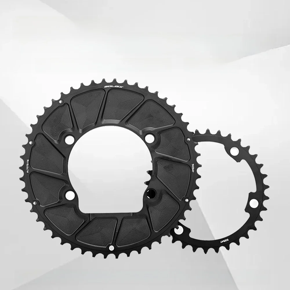 AliExpress NONE GOLDIX 110BCD 2X Double Chainring 9-12S Road Bike Chainring 7075 Aluminum Alloy 4 Bolts Chainwheel for SHIMANO 105 R7000 R8000