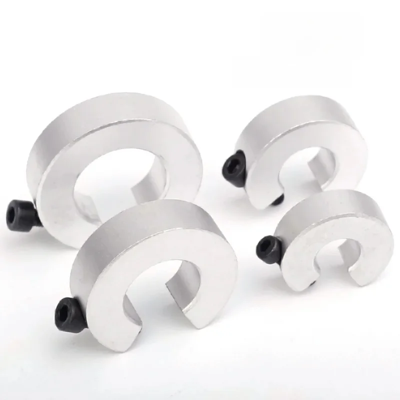 Colliers d'arrêt de Rail linéaire SBR12 SBR16, anneaux de fixation de limite d'arbre en alliage d'aluminium, pièces CNC, outil, colliers d'arrêt d'arbre de Rail linéaire 4 pièces