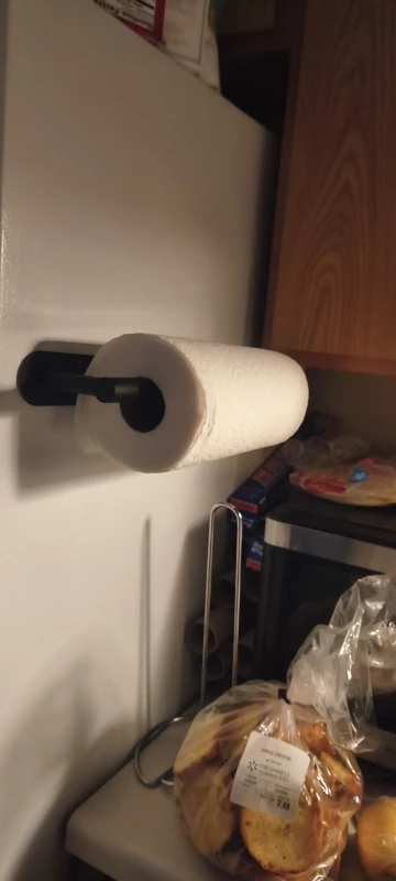 Kitchen Paper Towel Holder Adhesive Tissue Hanger Toilet Roll Paper Dispenser Cabinet Storage Napkin Rack Bathroom Accessories photo review