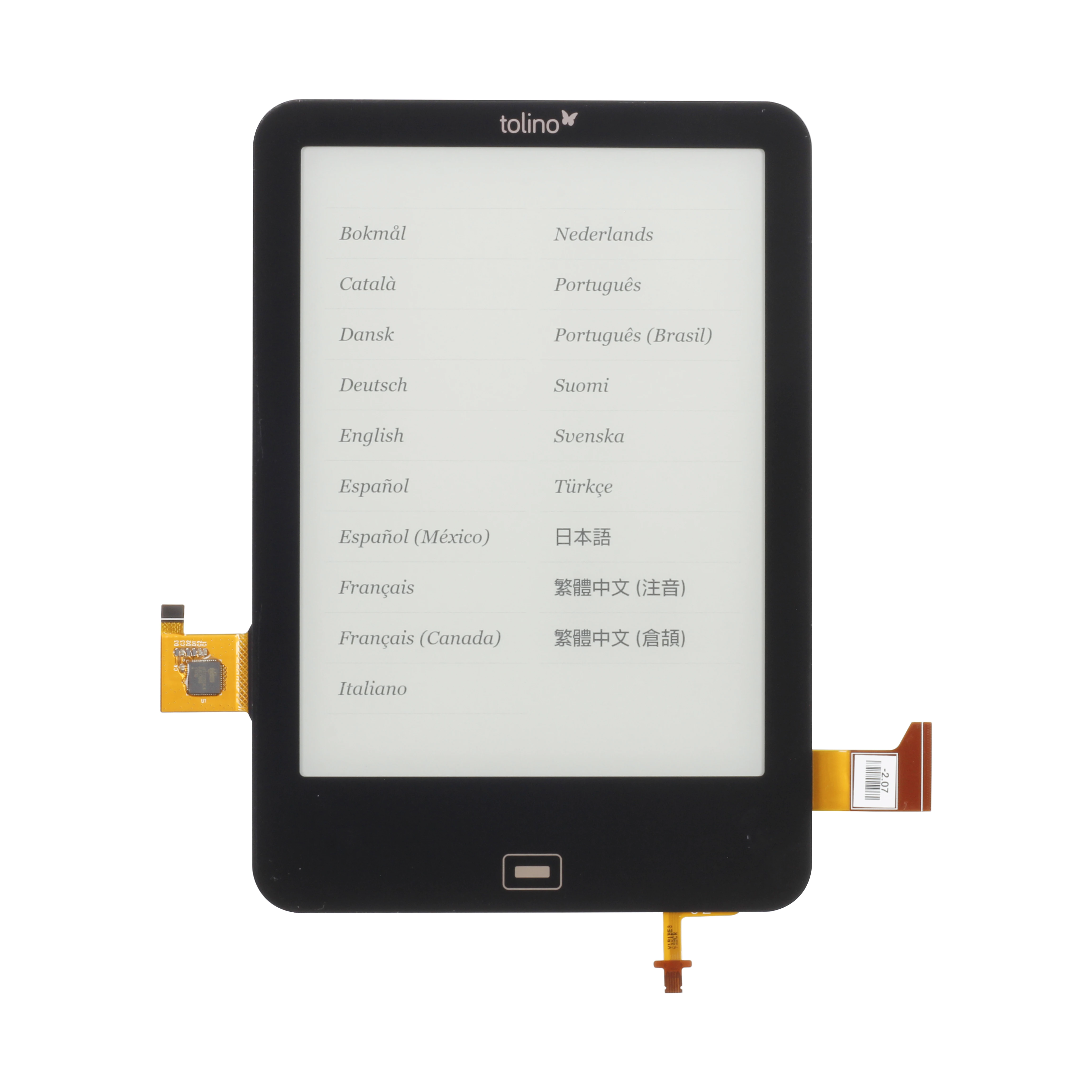 6 inch ED060KH4 C2-ZA Touch Screen with Backlight Eink Screen For Tolino Vision 4 HD screen Ebook reader Ereader Display