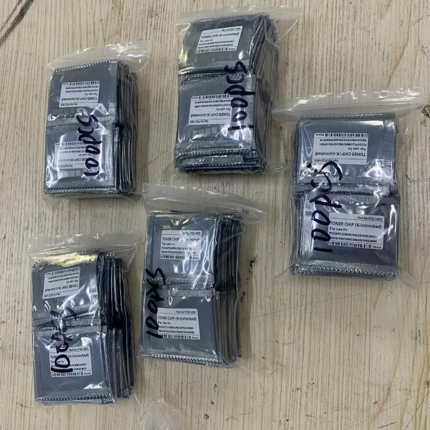 [5x PA210/PB210/PC210 رقاقة] المتاحة ل Pantum P2200 P2500W M6500W M6550NW M6600NW إعادة تعيين تلقائي رقاقة الحبر PC211