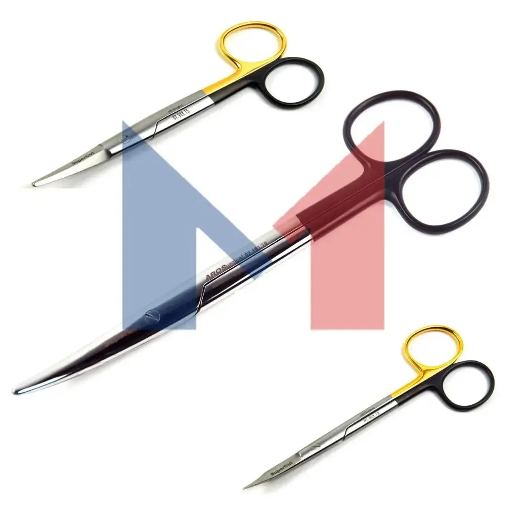 6 Pieces scissors set plastic surgical surgery scissors set supercut micro serrations hospital clinic dental tools kits Scissors