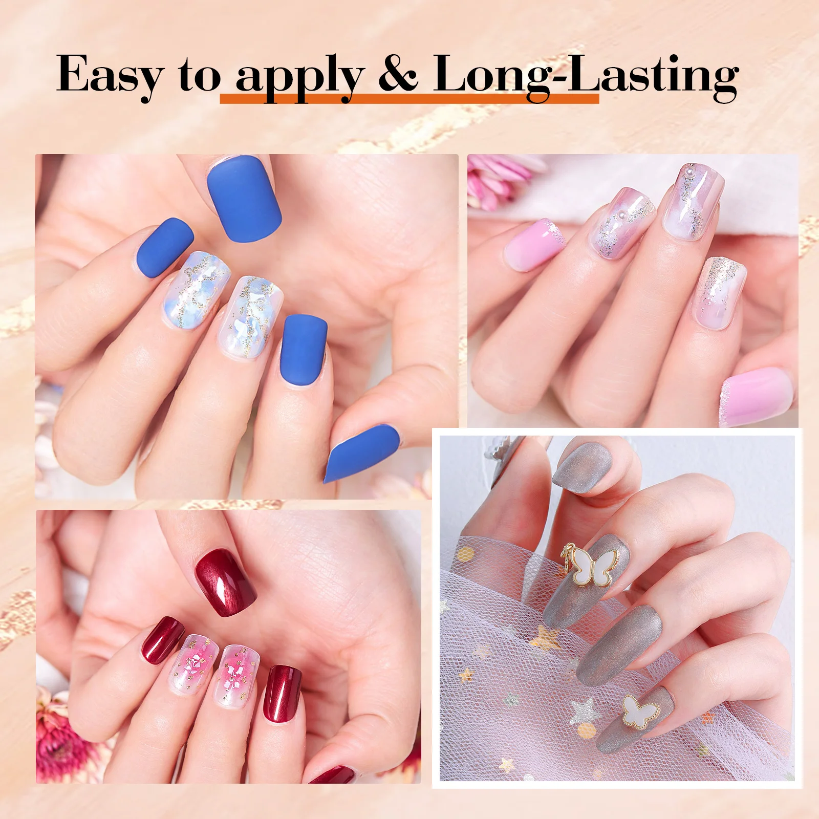VENALISA Nagel-Gel-Nagellack, rosa Glitzer-Gel, langlebig, semi-permanent, Soak Off UV-LED-Gel-Lack, vollständige Abdeckung, Nagelgel, 7,5 ml – Detail 25