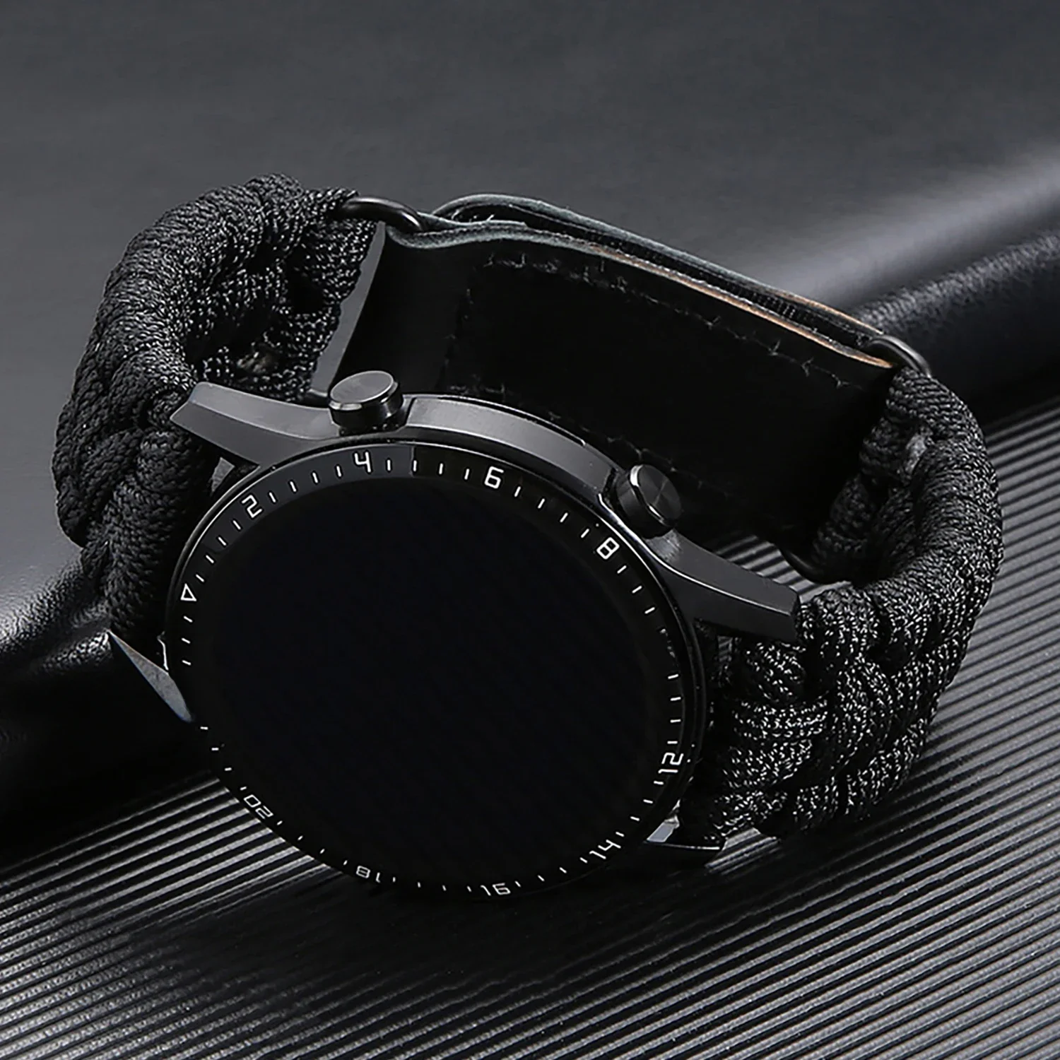 20/22mm band voor Samsung Galaxy Watch 3/4/5 41/45mm 40/44mm 42/46mm verstelbare band voor Huawei GT3 GT 3 GT2 nylon touw armband - afbeelding 2
