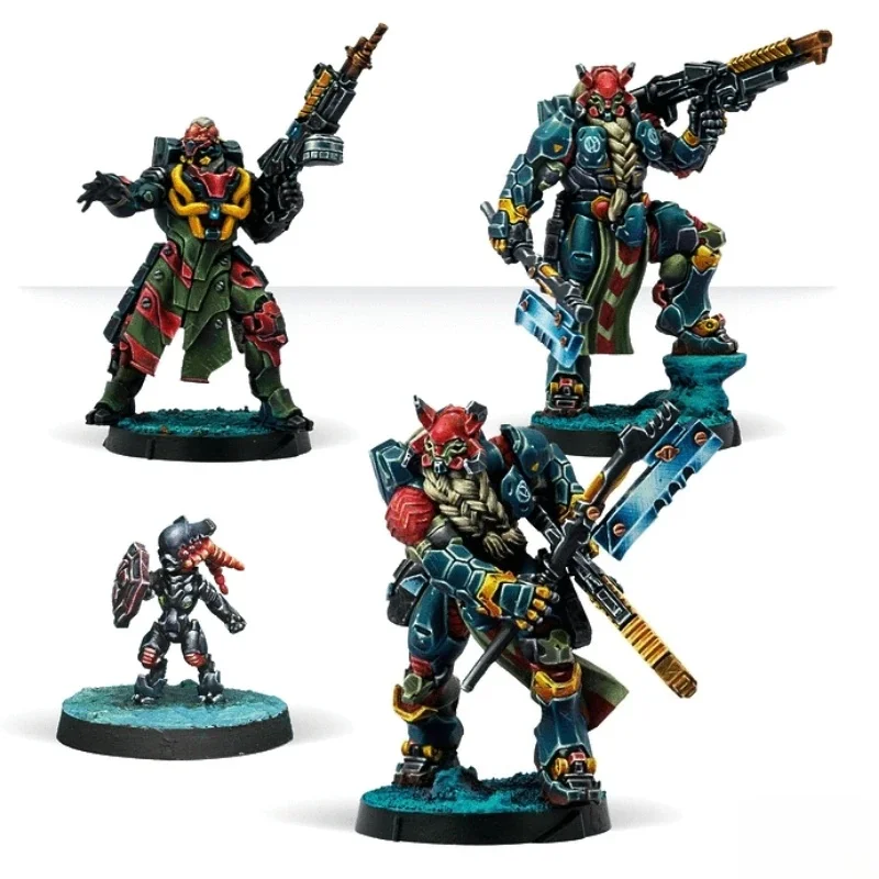 Harzfigur zusammengebauter Modellbausatz Kriegsspiel Schach Sub Fireteam Gruppe Hobby Miniaturspielzeug unmontiert unbemalt DIY Diorama