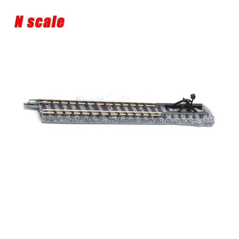 

1pc N Scale Railway Train Track Model With Buffer Stop Model Toys 1:150 Road Resistance Device Diy Model Making for Diorama