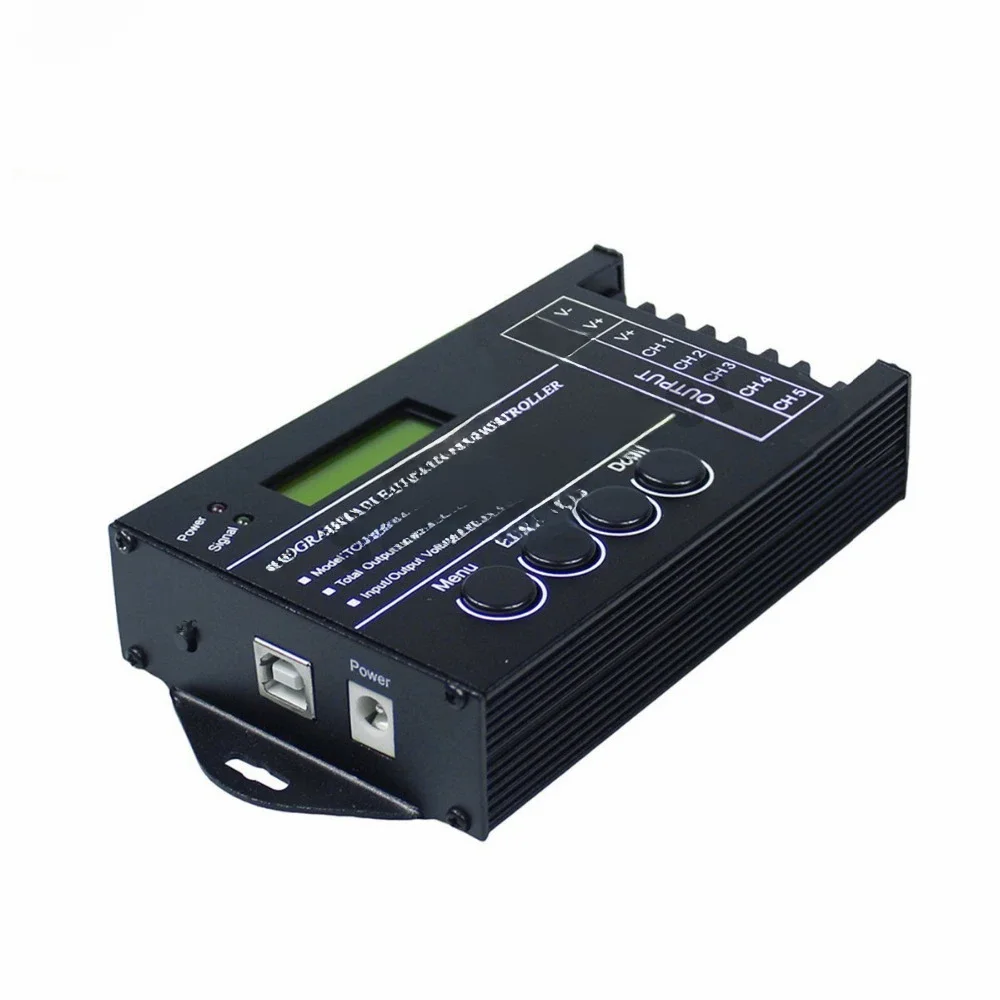 Gratis Verzending Tijd Programmeerbare Rgb Led Controller Dimmer TC420 DC12V/24V 5Channel Totaal Uitgangsvermogen 20A Gemeenschappelijke Anode programmeerbare - afbeelding 2