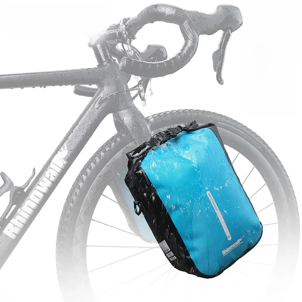 AliExpress Rhinowalk Bike Front Fork Bag Bicycle Quick Release 4L-6L Pack For MTB Road Bicycle Scooter Cycling Shoulder Bag Storage Bag