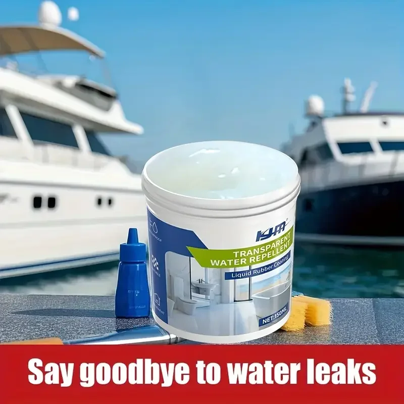 Ultra-Transparent Waterproof Repair Kit - A Durable Waterproof Solution for Boats, Cars and Homes, Providing Long-Lasting Protec