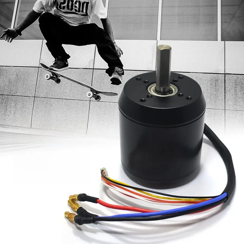 C6374 170KV efficiëntie borstelloze motor voor elektrisch skateboard longboard - afbeelding 2