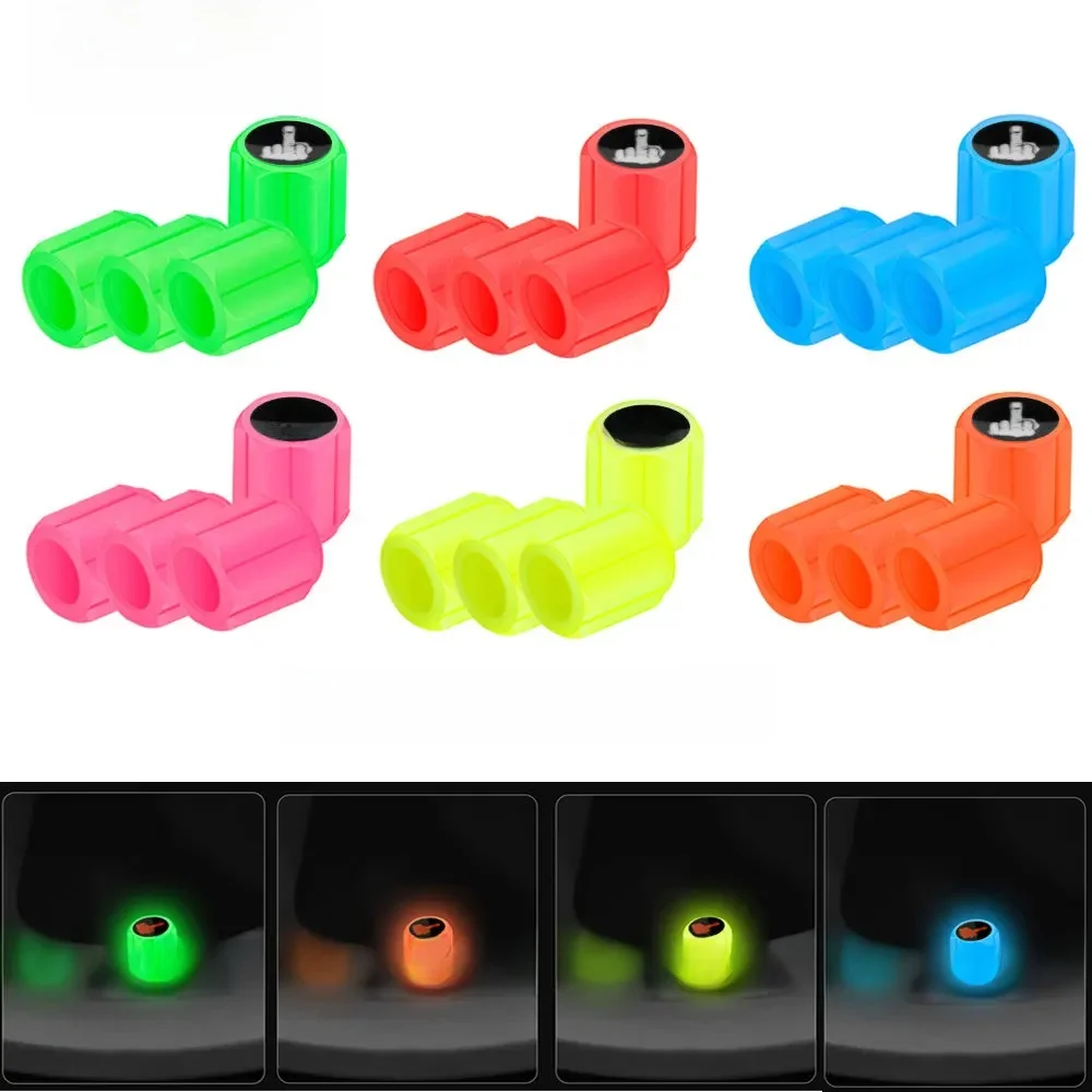Bouchons d'air lumineux pour roues brillantes de nuit, couvercle structurels ent, tige de assujetde roue automatique, voiture, Hurcycles, camion, vélo