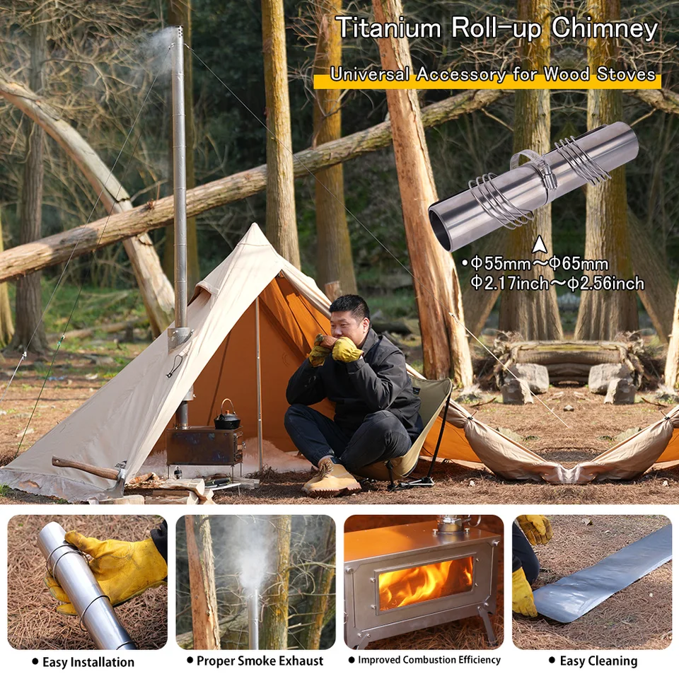 chimney イエティくん ２セット Torden Chimney Pipe Set
