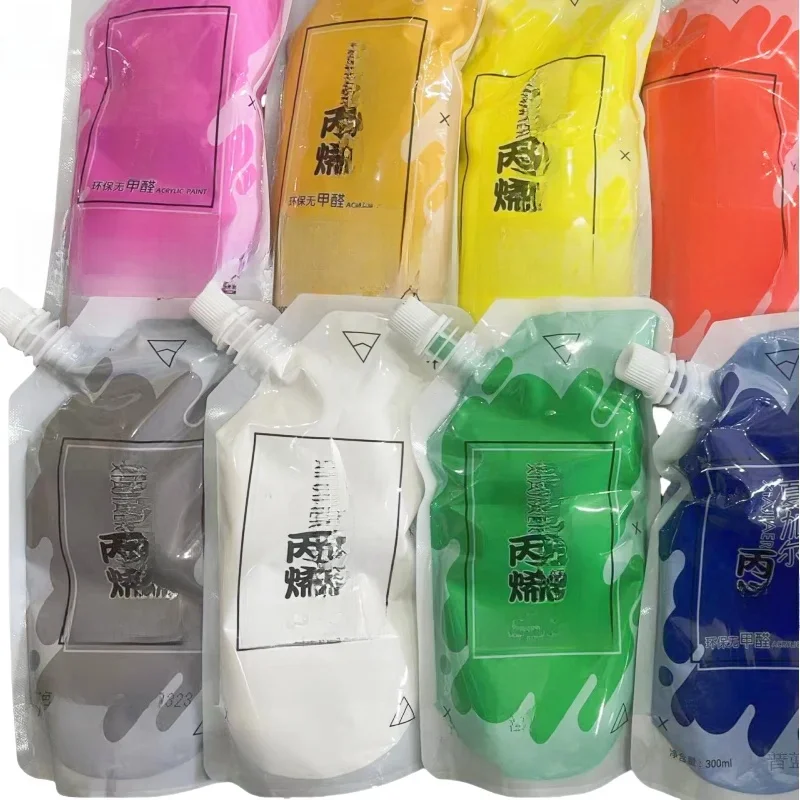 64 kolory /300ML worek Chagall Farba akrylowa Wielofunkcyjne malowanie Graffiti DIY materiały artystyczne Farba Art Student Fine Art Painter S — zdjęcie 2