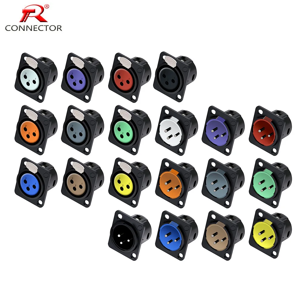 D Type 3Pin Male Fe…