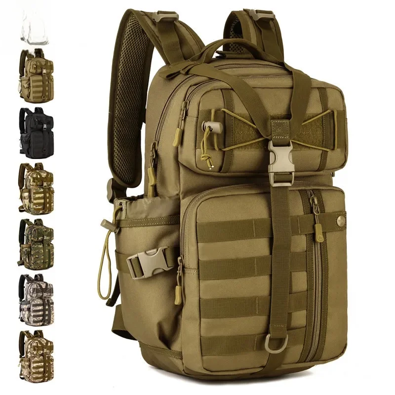 30L Outdoor Tactical Backpack 900D Waterproof Nylon Hunting Camping Multi-purpose Molle Hiking Travel Sport Bag — zdjęcie 2