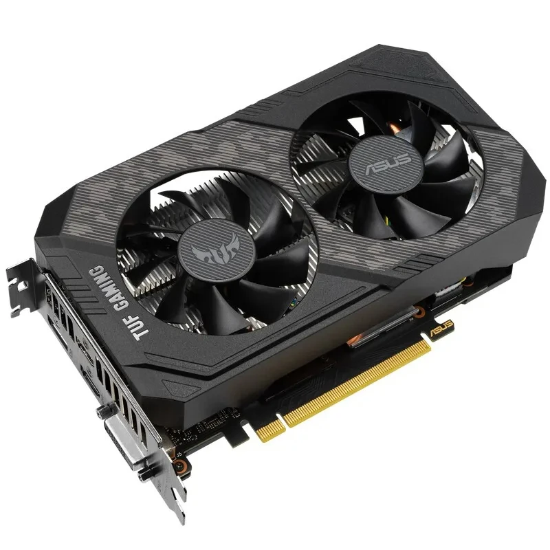 ASUS-Carte graphique vidéo de jeu TUF, GTX 2024 Ti, 1660Ti, 1660 S, 6 Go, GTX1660Ti, GTX1660, Super GPU, 1660 d'occasion