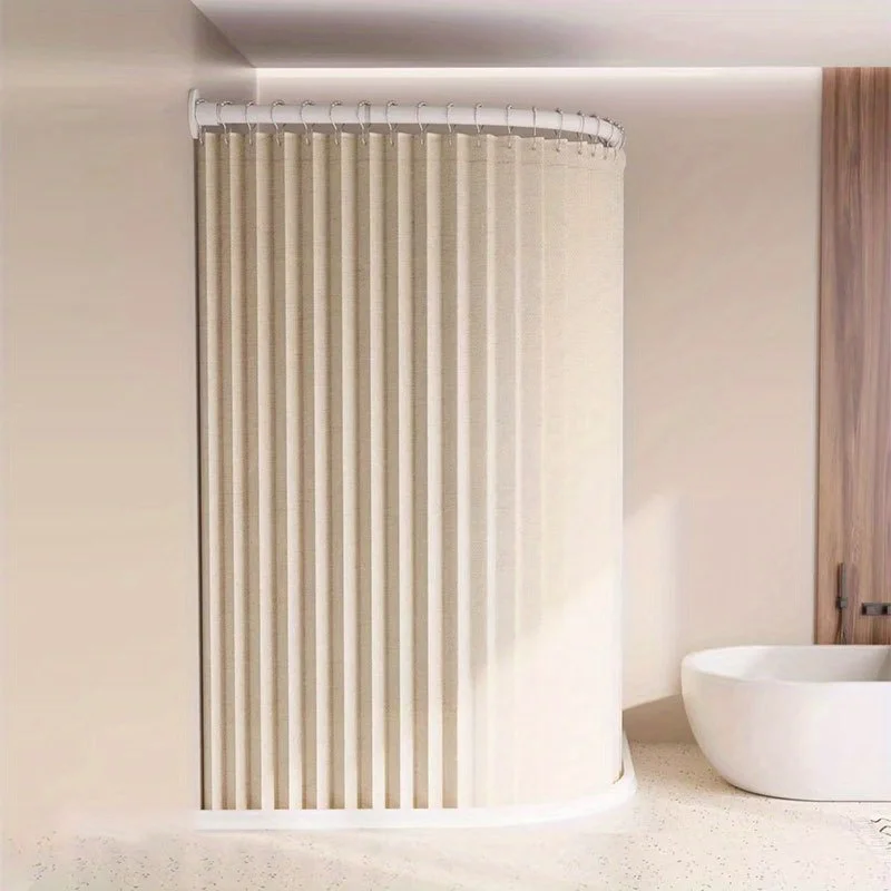 

Складная магнитная шторка для душа, водонепроницаемая, для ванной комнаты, дома, отеля, общежития, стильный декор