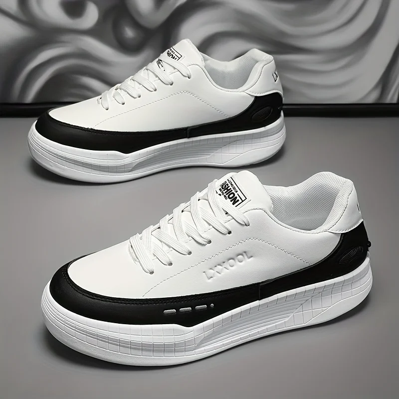 

Новые мужские серые кроссовки 2026 года на массивной подошве, повседневные скейтерские туфли на платформе