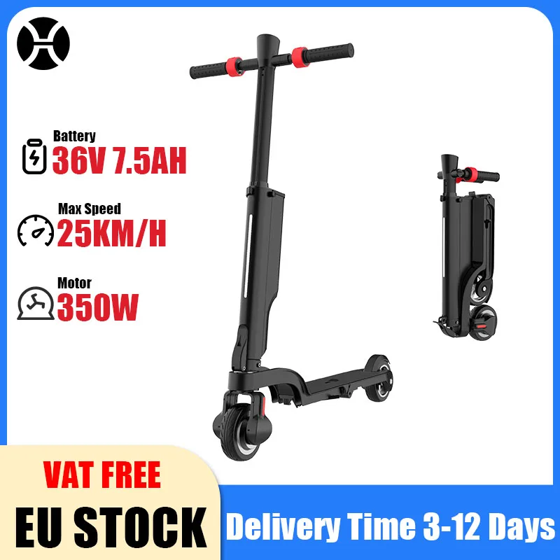 HX X6 Scooter électrique 350W 7.5AH 36V 25 KM/H pliable E Scooter batterie amovible 5.5 pouces roue EScooter pour enfants adultes