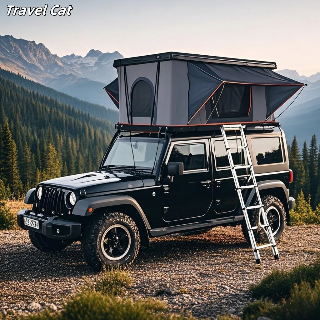 

Travel Cat Outdoor 3-4P One-Touch Camping Tent Beach Fishing Tent Family Travel Picnic Park Anti-UV Shade Rainproof Car Top Tent