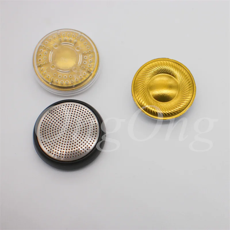 

15.4mm Speaker Unit Gold Membrane Unit DIY Headphone Accessories 32ohms 2pcs