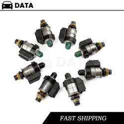 Juego de solenoides de transmisión 722,9 para Mercedes Benz, piezas de caja de cambios automática de 7 velocidades, 2202771098, 2202770198, 2202770898, 8 unidades por juego