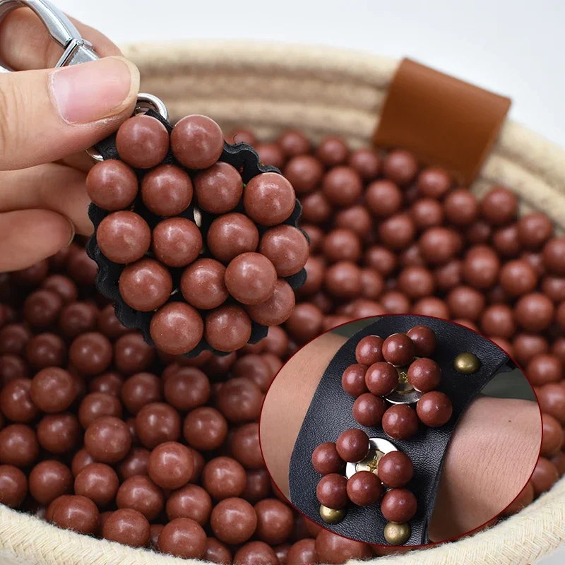 100 pièces 10mm peut boule de boue magnétisée Slingsshot boule de boue chasse en plein air et tir balle solide pratique accessoires de tir