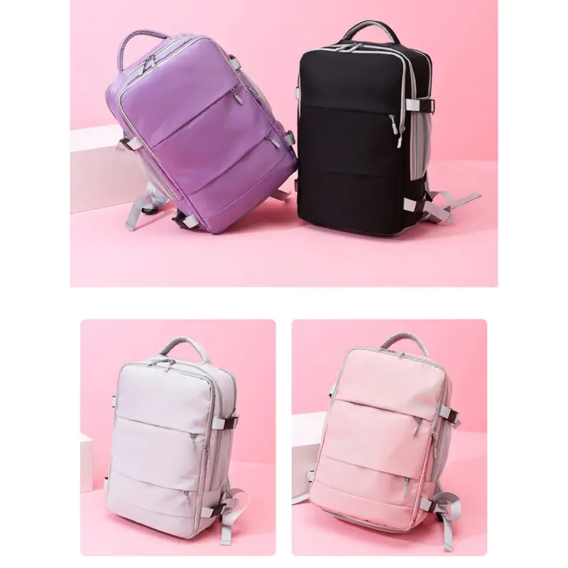 Large Capacity Travel Backpack Women Multi-Function Luggage Outdoor Bag Lightweight Waterproof 17inch Casual Notebook Bagpacks