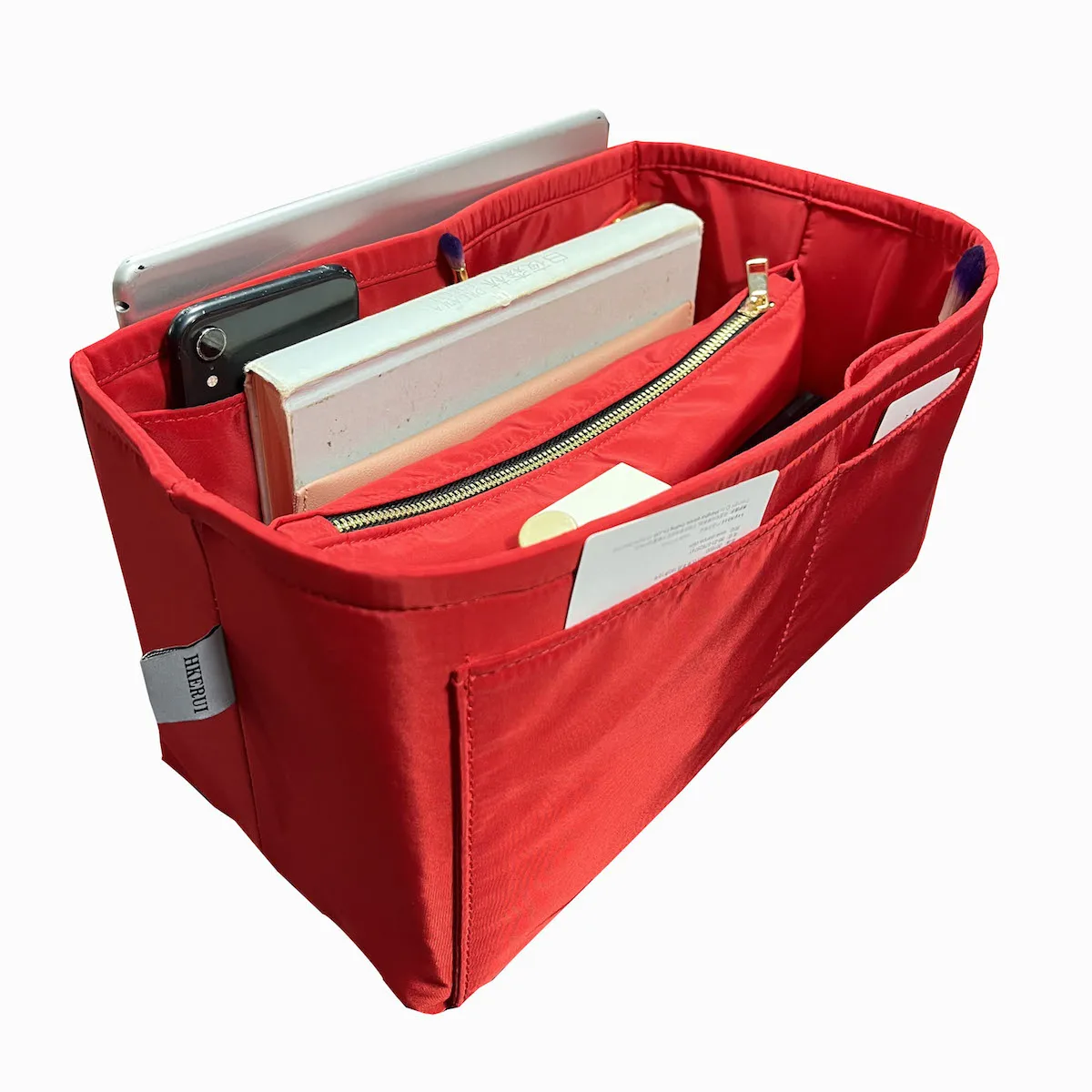 For Speedy 25 30 35 40 20 insert Bags Organizer Makeup Handbag Organize Inner Purse Portable base shaper Premium nylon (Handmad
