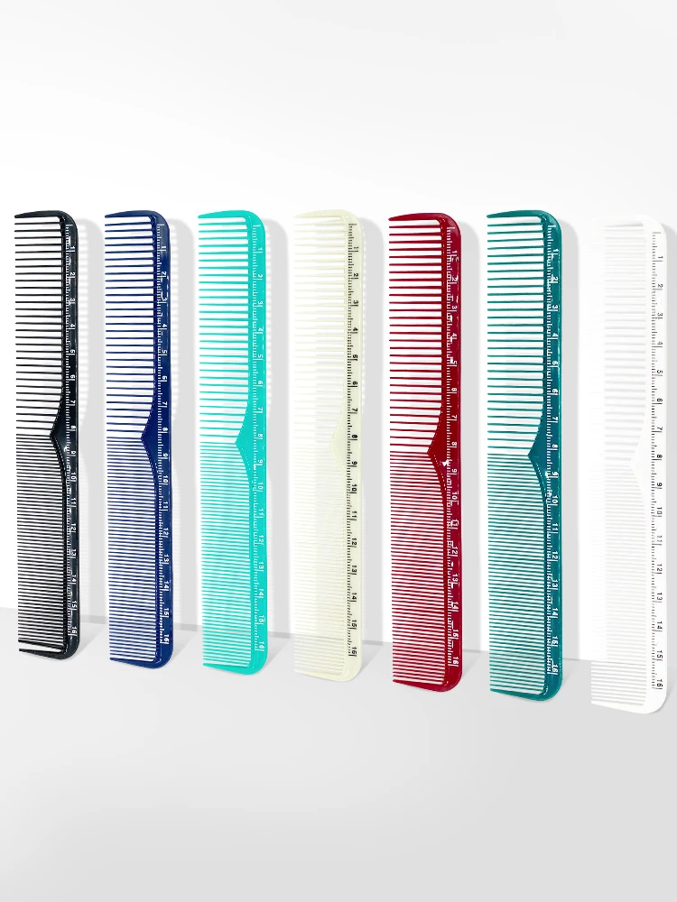 6 Colors Hair Combs Barber Hairdressing Flattop Hair Cutting Brush Anti-static Tangle Pro Salon Hair Care Styling Tool