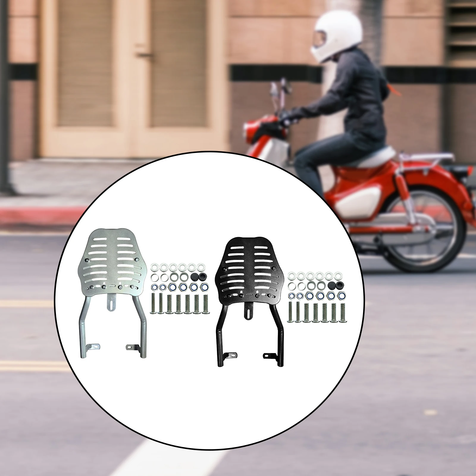 

Универсальный задний багажник для мотоцикла, прочная сменная полка для кофра, не требует сверления, простая установка