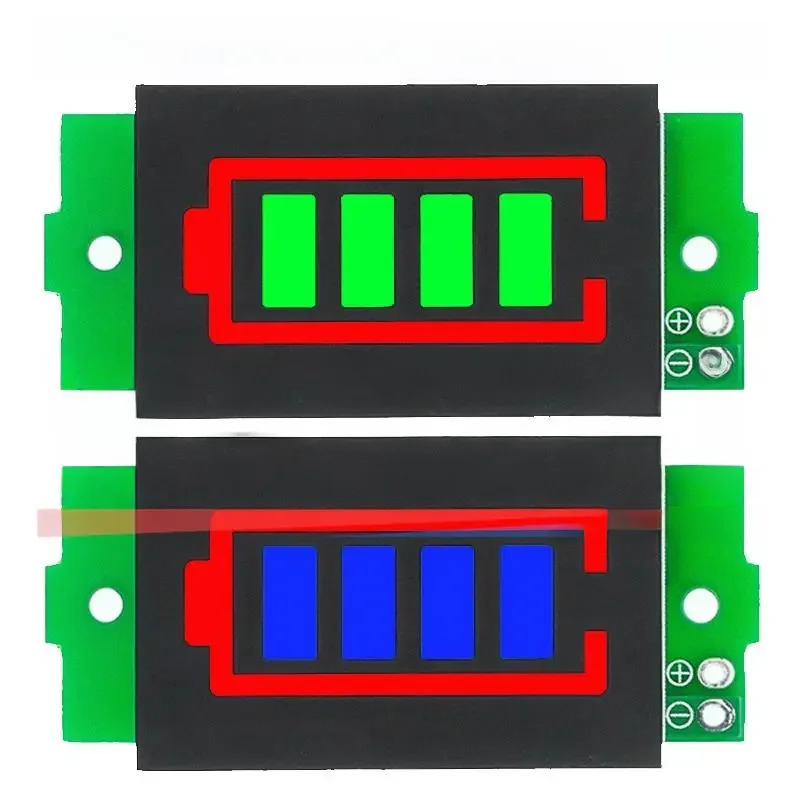 1-8S 1S/2S/3S/4S pojedynczy moduł wskaźnika pojemności baterii litowej 3.7V wyświetlacz 4.2V Tester mocy akumulatora pojazdu elektrycznego Li-ion — zdjęcie 2