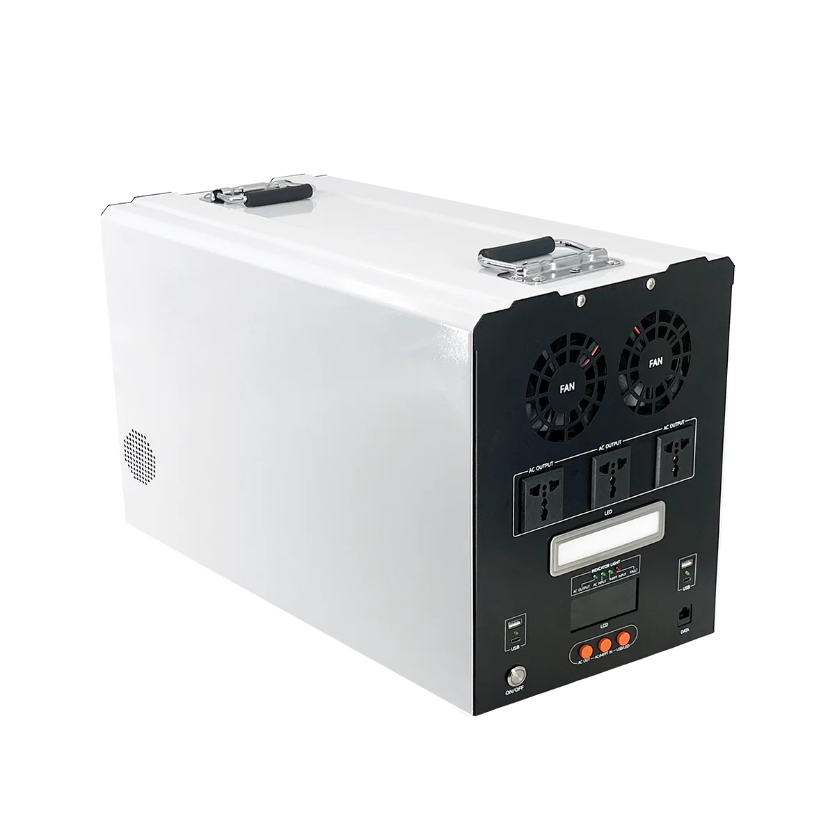 3000W Portable Power Station 220V Pure Sine Wave Power Station PCB Case no Battery included