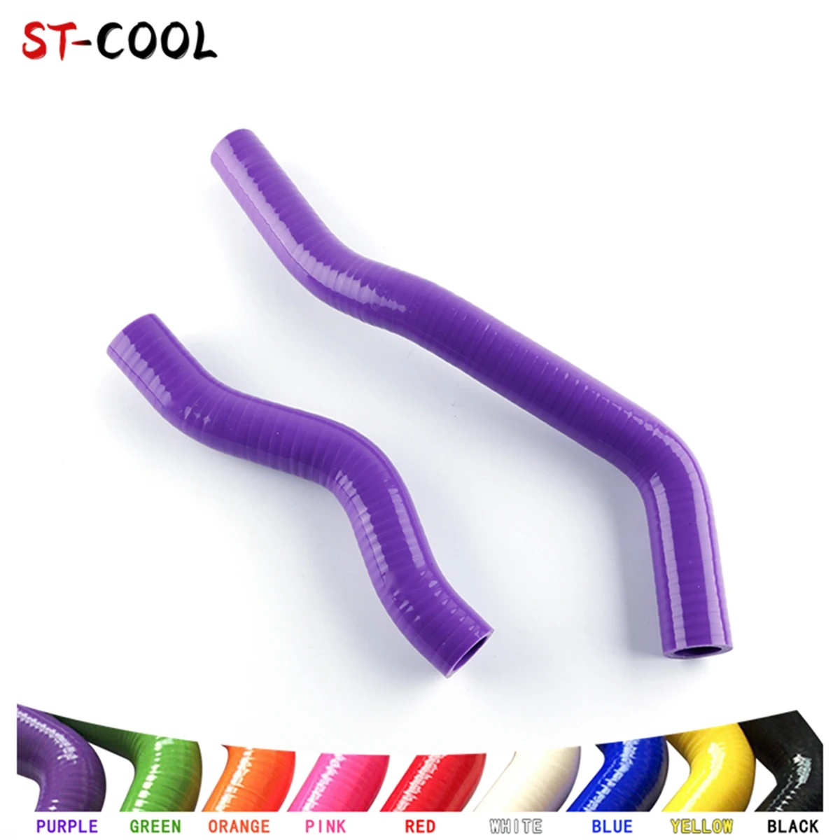 For 2001-2005 Honda Civic D17 DX LX 1.7L 2002 2003 2004 Radiator Coolant Silicone Hoses Tubes Kit Piping 2Pcs 10 Colors